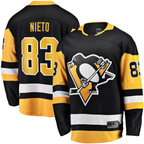 Choea P.Penguins #83 Matt Nieto Black Home Breakaway Jerseys