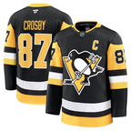 Choea P.Penguins #87 Sidney Crosby Black Home Premium Jerseys