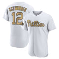 Choea P.Phillies #12 Kyle Schwarber Player Gold All-Star Home Limited Elite Stitched Jerseys