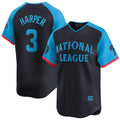 Choea P.Phillies #3 Bryce Harper Player Navy National League All-Star Limited Game Stitched Jerseys
