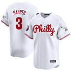 Choea P.Phillies #3 Bryce Harper Player White Phillies & Eagles Vapor Premier Limited Stitched Jerseys