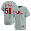 Choea P.Phillies #59 Jhoan Duran Player Gray Home Limited Stitched Jerseys