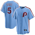 Choea P.Phillies #5 Bryson Stott Player Light Blue Home Limited Game Stitched Jerseys