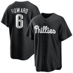Choea P.Phillies #6 Ryan Howard Player Black Alt Fashion Home Game Stitched Jerseys