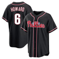 Choea P.Phillies #6 Ryan Howard Player Black Fashion Out Home Game Stitched Jerseys