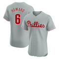 Choea P.Phillies #6 Ryan Howard Player Gray Home Limited Elite Stitched Jerseys