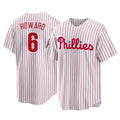Choea P.Phillies #6 Ryan Howard Player White Home Game Stitched Jerseys