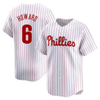 Choea P.Phillies #6 Ryan Howard Player White Home Limited Stitched Jerseys