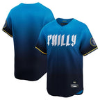 Choea P.Phillies Blank Player Blue City Connect Home Limited Stitched Jerseys