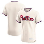 Choea P.Phillies Blank Player Cream Home Limited Elite Stitched Jerseys