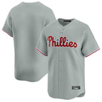 Choea P.Phillies Blank Player Gray Home Limited Stitched Jerseys