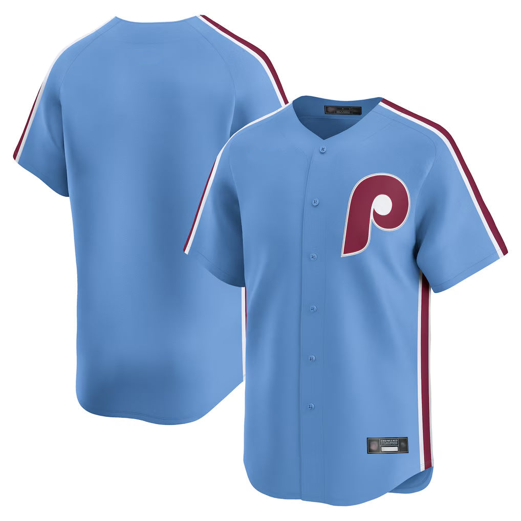Choea P.Phillies Blank Player Light Blue Game Stitched Jerseys