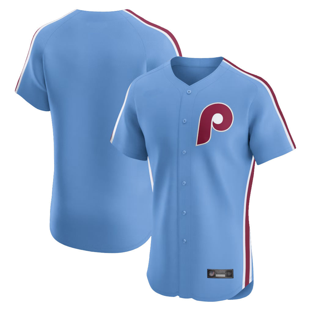Choea P.Phillies Blank Player Light Blue Home Limited Elite Stitched Jerseys