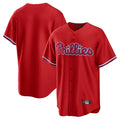 Choea P.Phillies Blank Player Red Home Game Stitched Jerseys