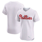 Choea P.Phillies Blank Player White Home Limited Elite Stitched Jerseys