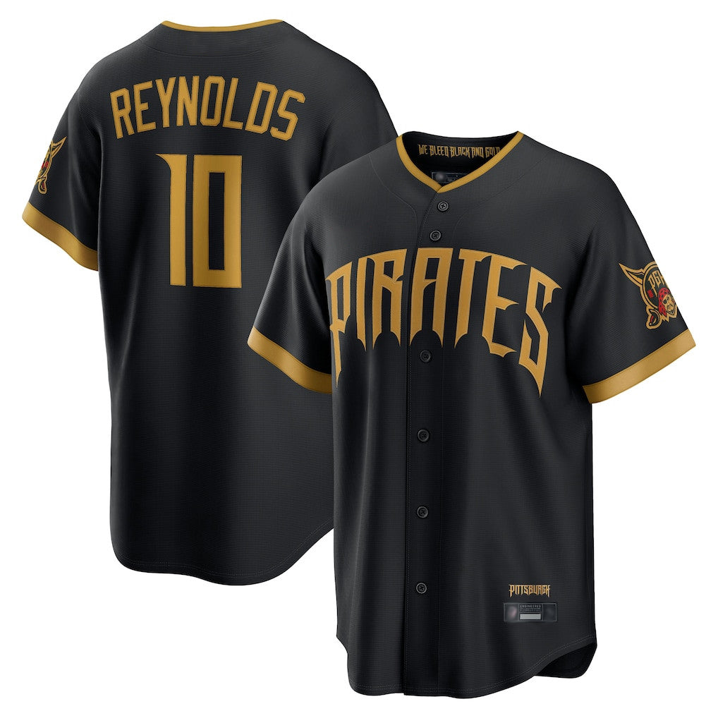 Choea P.Pirates #10 Bryan Reynolds Player Black 2026 City Connect Home Game Stitched Jerseys