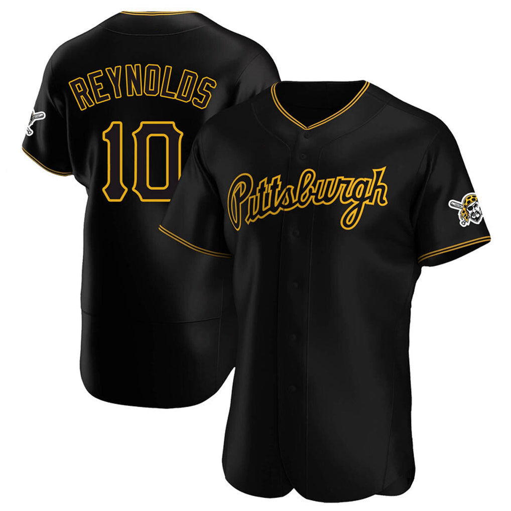 Choea P.Pirates #10 Bryan Reynolds Player Black Home Limited Elite Stitched Jerseys
