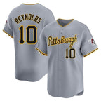 Choea P.Pirates #10 Bryan Reynolds Player Gray Road Home Limited Stitched Jerseys
