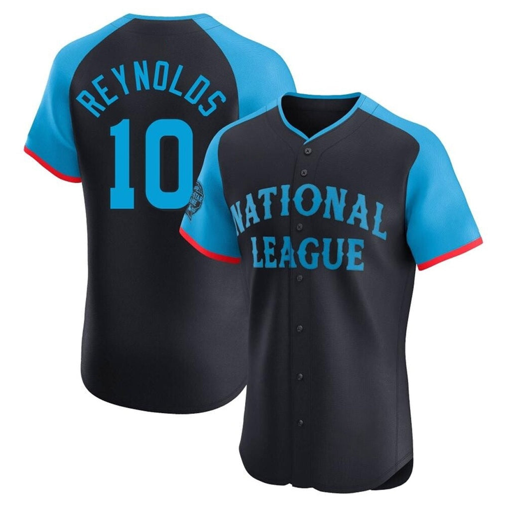 Choea P.Pirates #10 Bryan Reynolds Player Navy National League All-Star Home Limited Elite Stitched Jerseys