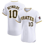 Choea P.Pirates #10 Bryan Reynolds Player White Home Limited Elite Stitched Jerseys