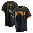 Choea P.Pirates #14 Joey Bart Player Black 2026 City Connect Home Game Stitched Jerseys