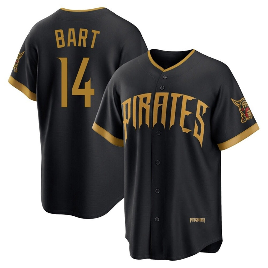 Choea P.Pirates #14 Joey Bart Player Black 2026 City Connect Home Game Stitched Jerseys