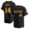 Choea P.Pirates #14 Joey Bart Player Black Alt Home Limited Stitched Jerseys