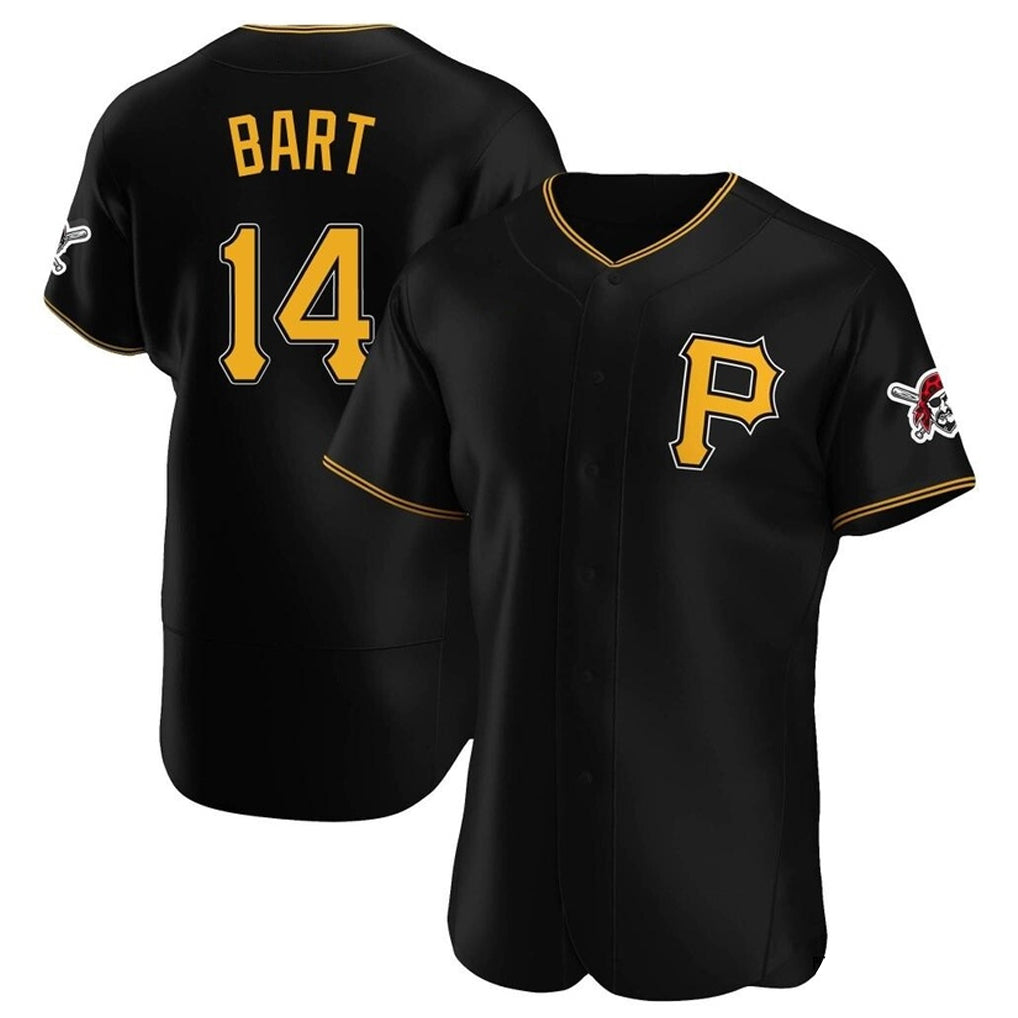Choea P.Pirates #14 Joey Bart Player Black Alternate 2025 Home Limited Elite Stitched Jerseys