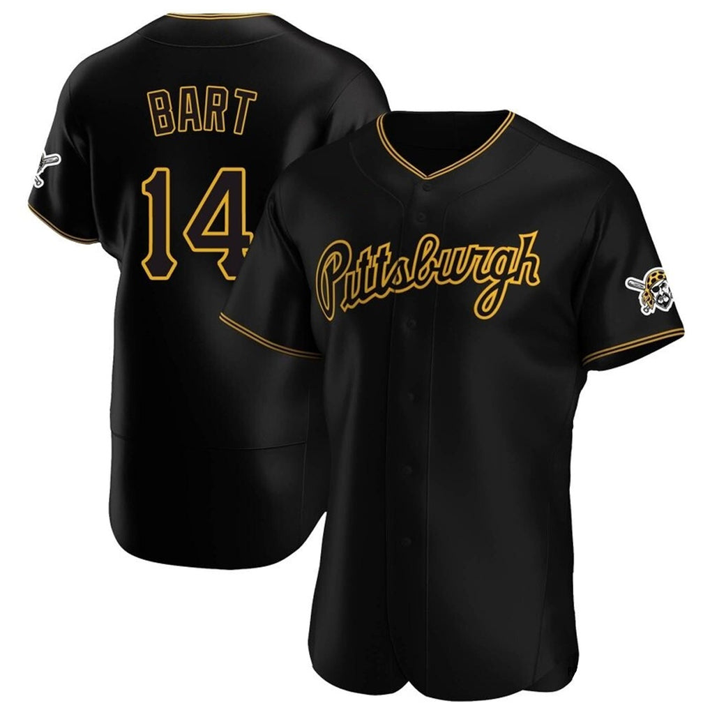 Choea P.Pirates #14 Joey Bart Player Black Home Limited Elite Stitched Jerseys