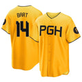 Choea P.Pirates #14 Joey Bart Player Gold City Connect Home Game Stitched Jerseys