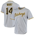 Choea P.Pirates #14 Joey Bart Player Gray Road Home Game Stitched Jerseys