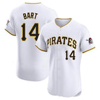 Choea P.Pirates #14 Joey Bart Player White Home Limited Elite Stitched Jerseys