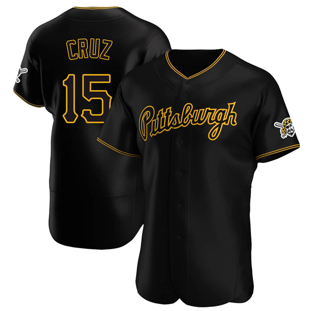 Choea P.Pirates #15 Oneil Cruz Player Black Home Limited Elite Stitched Jerseys