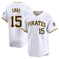 Choea P.Pirates #15 Oneil Cruz Player White Home Limited Stitched Jerseys
