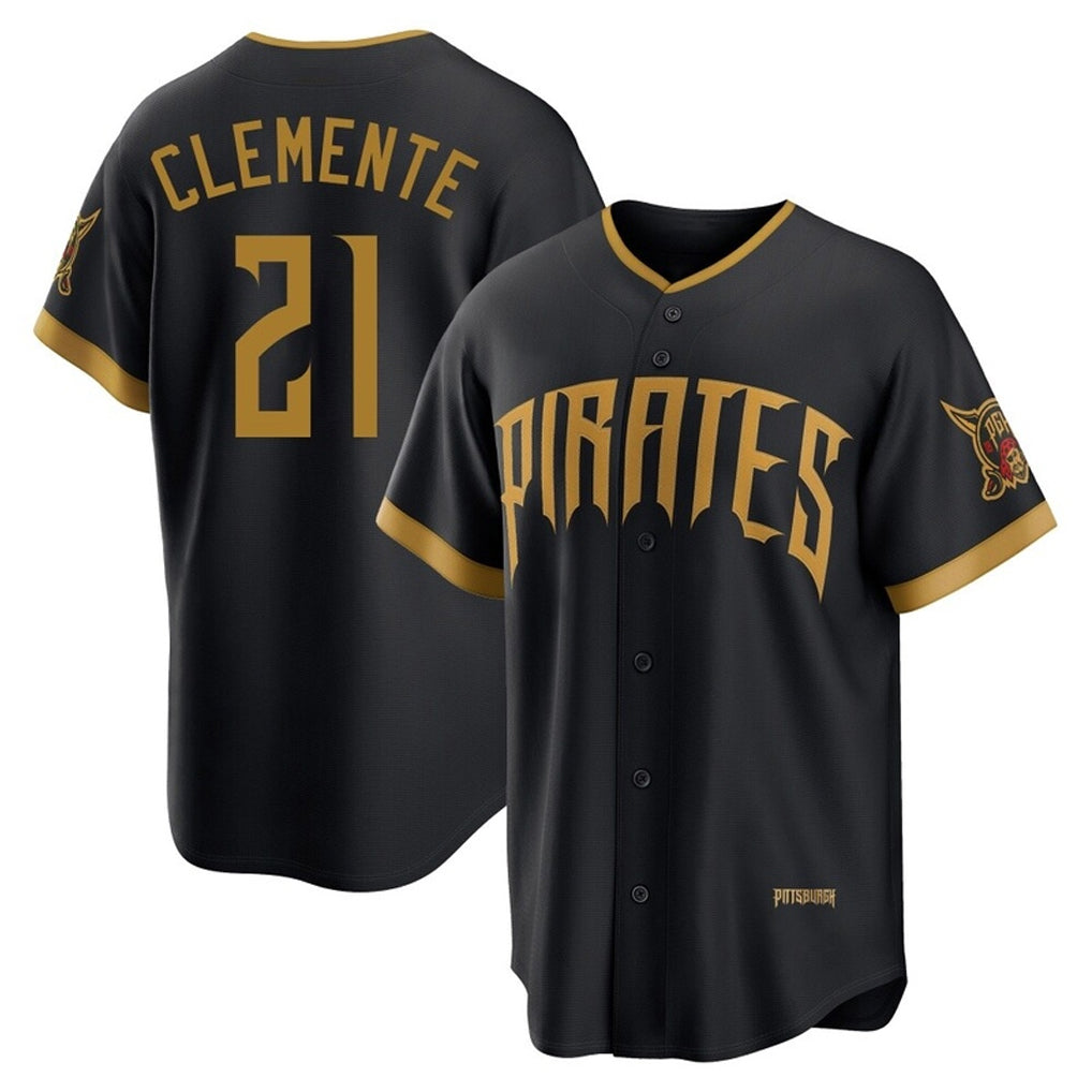 Choea P.Pirates #21 Roberto Clemente Player Black 2026 City Connect Home Limited Stitched Jerseys