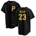 Choea P.Pirates #23 Mitch Keller Player Black Home Game Stitched Jerseys