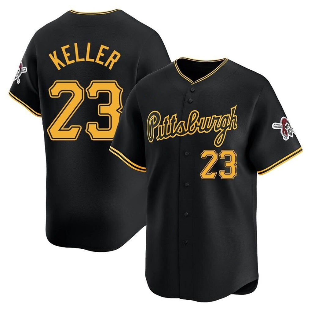 Choea P.Pirates #23 Mitch Keller Player Black Home Limited Stitched Jerseys