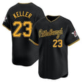 Choea P.Pirates #23 Mitch Keller Player Black Home Limited Stitched Jerseys