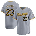 Choea P.Pirates #23 Mitch Keller Player Gray Road Home Limited Stitched Jerseys