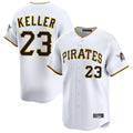 Choea P.Pirates #23 Mitch Keller Player White Home Limited Stitched Jerseys