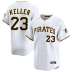 Choea P.Pirates #23 Mitch Keller Player White Home Limited Stitched Jerseys