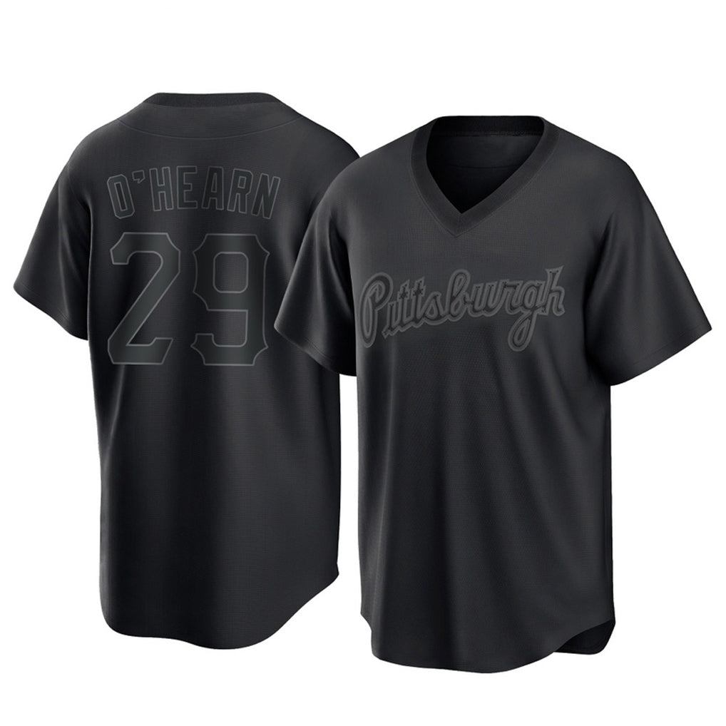 Choea P.Pirates #29 Ryan O?¡®Hearn Player Black Fashion Home Game Stitched Jerseys