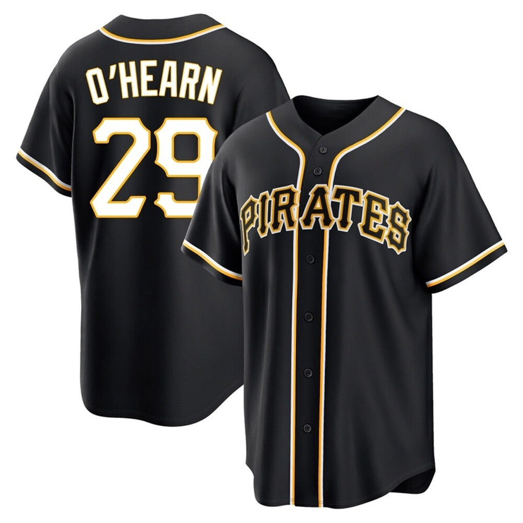 Choea P.Pirates #29 Ryan O?¡®Hearn Player Black Fashion Out Home Game Stitched Jerseys