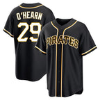 Choea P.Pirates #29 Ryan O?¡®Hearn Player Black Fashion Out Home Game Stitched Jerseys