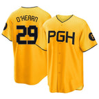 Choea P.Pirates #29 Ryan O?¡®Hearn Player Gold City Connect Home Game Stitched Jerseys