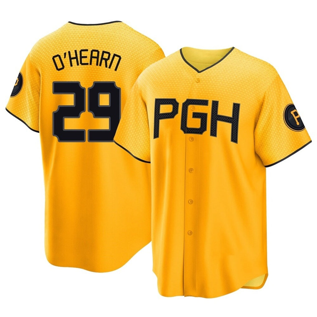 Choea P.Pirates #29 Ryan O?¡®Hearn Player Gold City Connect Home Game Stitched Jerseys