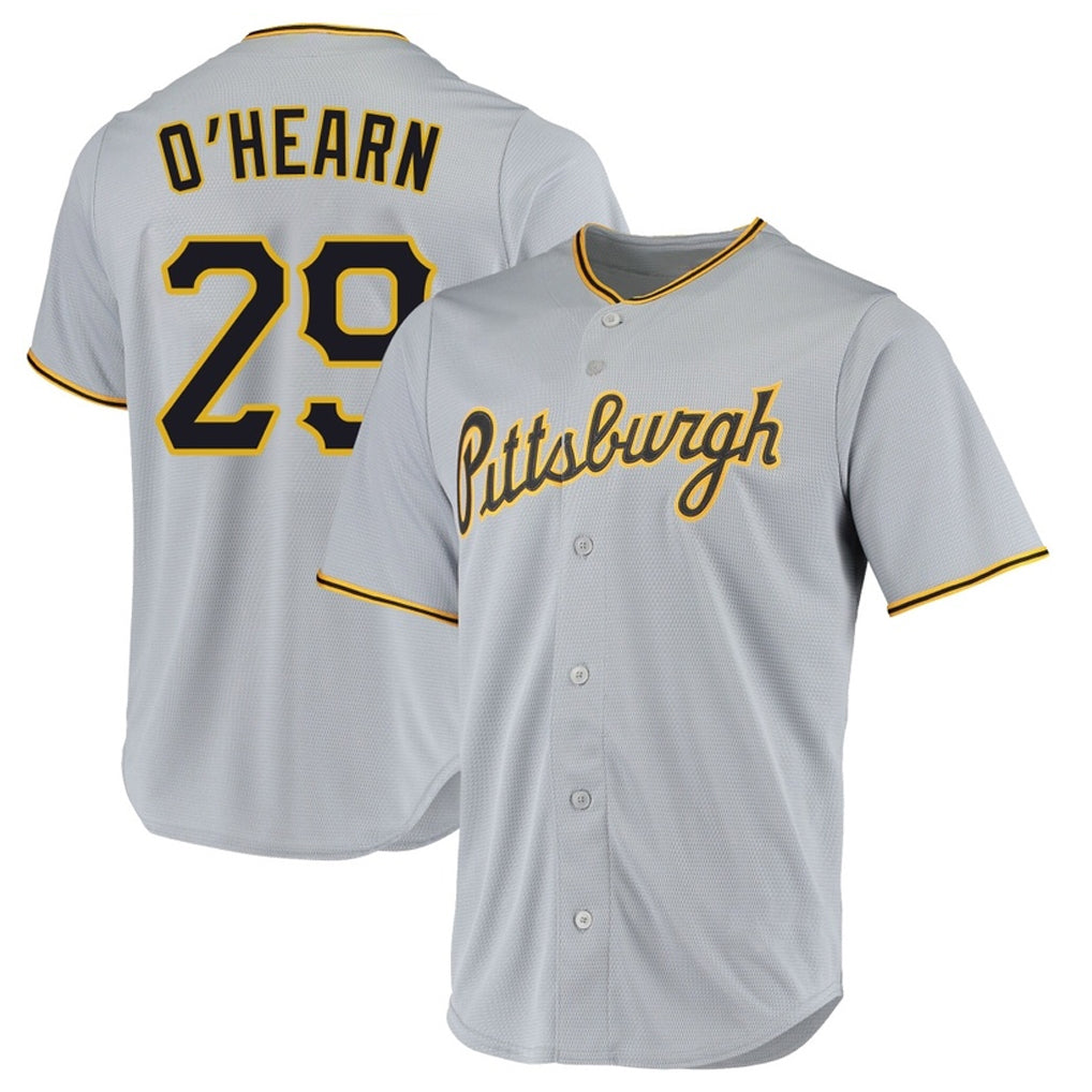 Choea P.Pirates #29 Ryan O?¡®Hearn Player Gray Road Home Game Stitched Jerseys