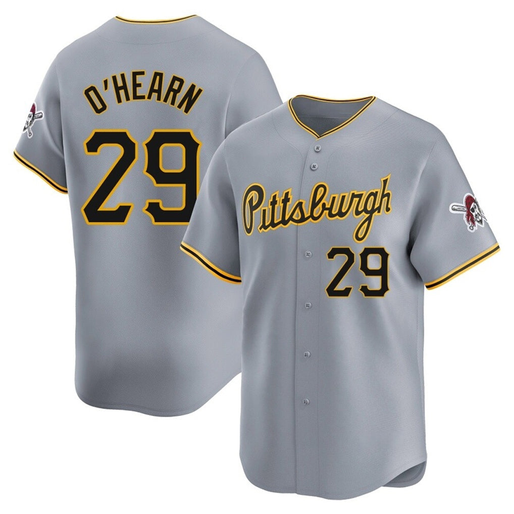 Choea P.Pirates #29 Ryan O?¡®Hearn Player Gray Road Home Limited Stitched Jerseys