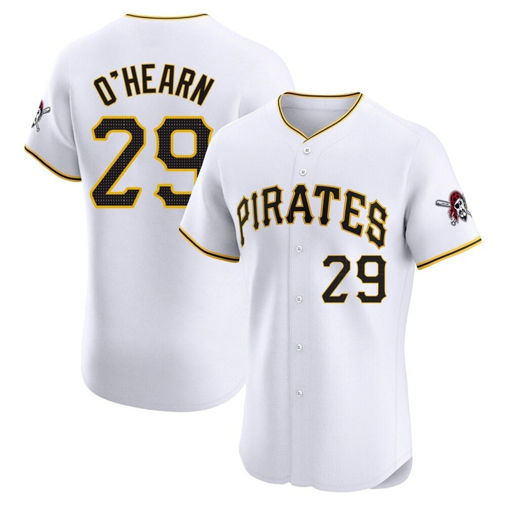 Choea P.Pirates #29 Ryan O'Hearn Player White Home Limited Elite Stitched Jerseys