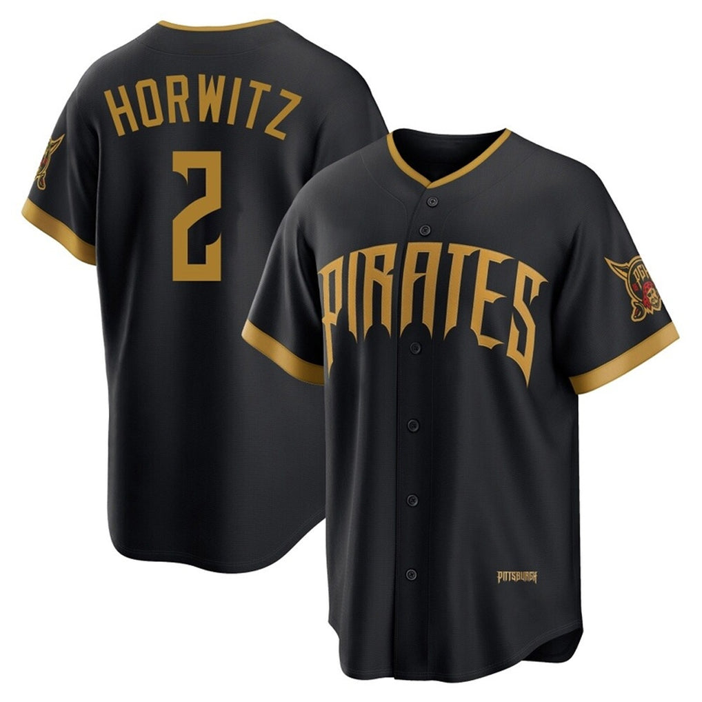 Choea P.Pirates #2 Spencer Horwitz Player Black 2026 City Connect Home Limited Stitched Jerseys